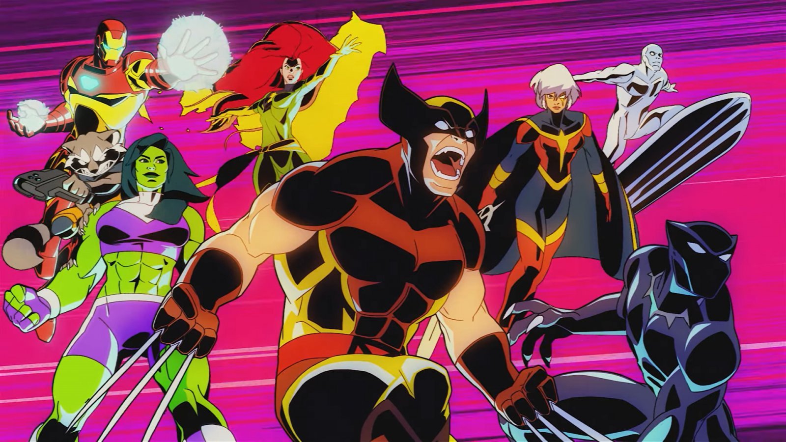 Alcuni dei personaggi di Marvel Cosmic Invasion