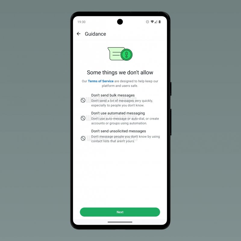 I suggerimenti di WhatsApp