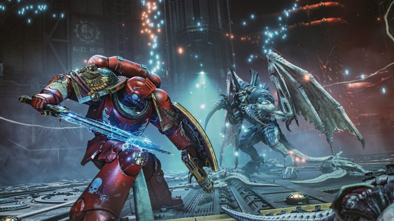 Una scena di Warhammer 40.000: Space Marine 2