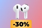 Gli auricolari AirPods 4 con cancellazione attiva del rumore sono in sconto al minimo storico su Amazon - Notizia