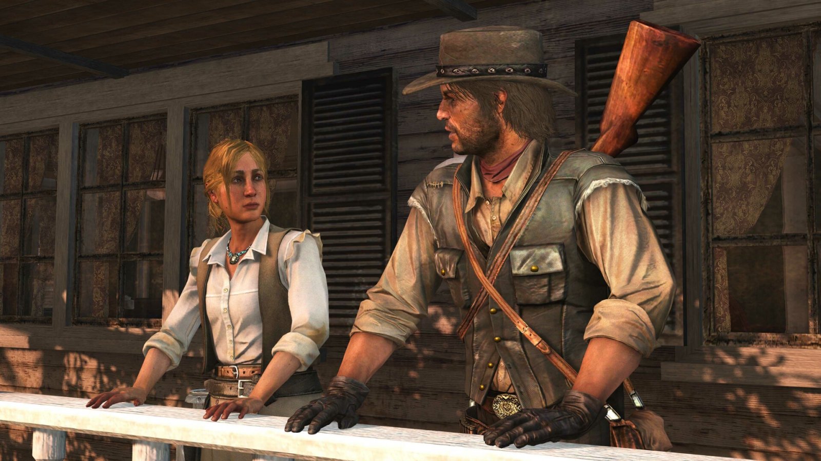 John e Bonnie nella remaster di Red Dead Redemption