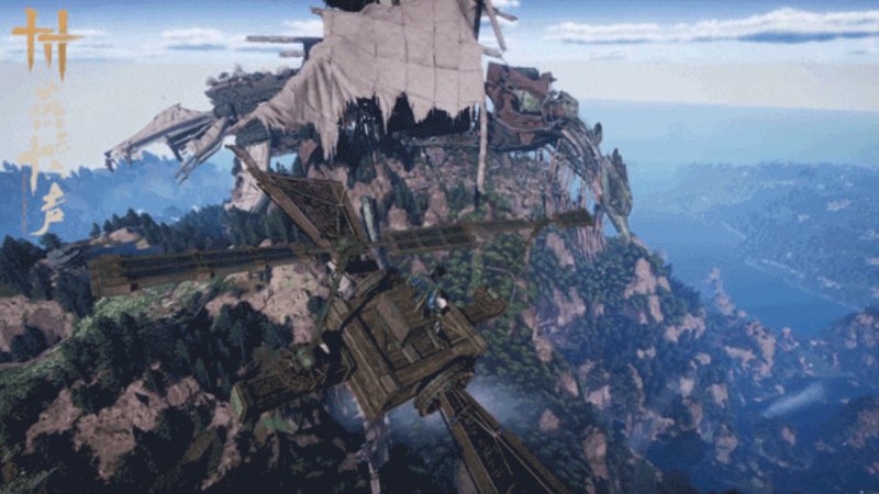 Una creazione con il sistema di costruzione veicoli di Where Winds Meet