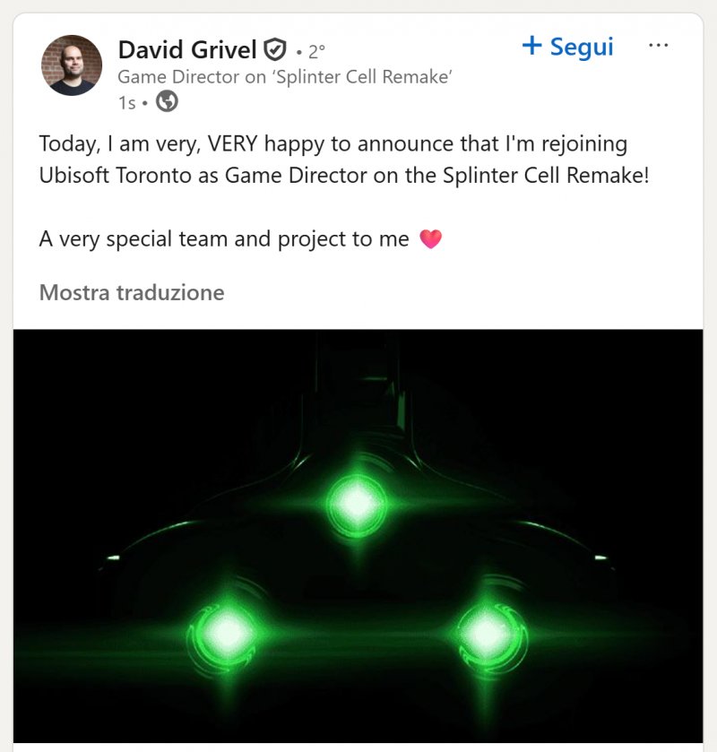 Il post di David Grivel