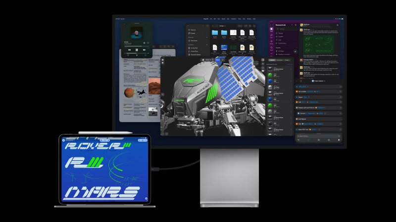 iPad e monitor esterno