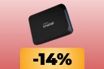 Crucial X9 è l'SSD portatle che stavi cercando: in offerta su Amazon in tutti i tagli per il Cyber Monday - Notizia