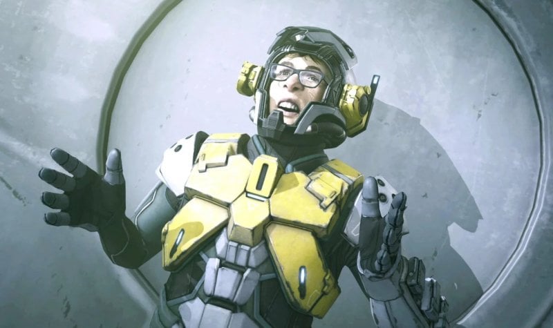 Myles, uno degli esuli che Samus incontra su Viewros