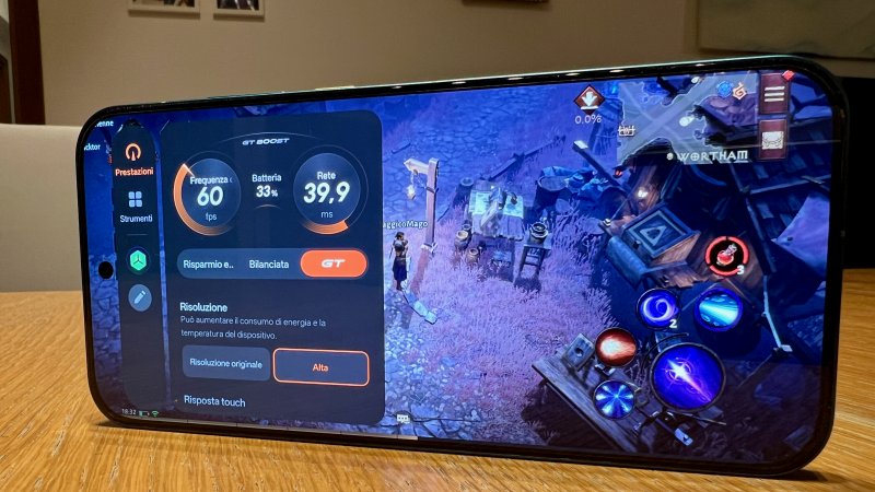 Il menu rapido Assistente Giochi consente varie modifiche