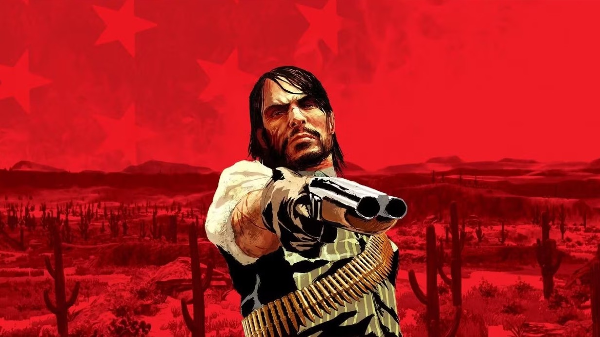 John Marston in un artwork di Red Dead Redemption