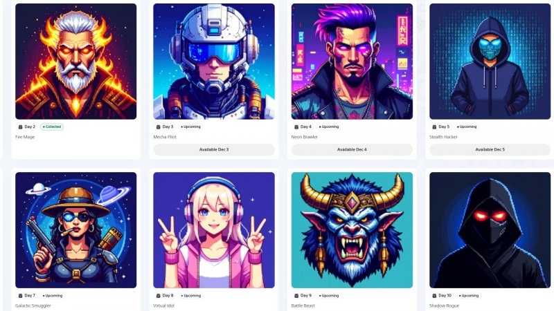 Alcune immagini dal calendario dell'avvento di PlayStation