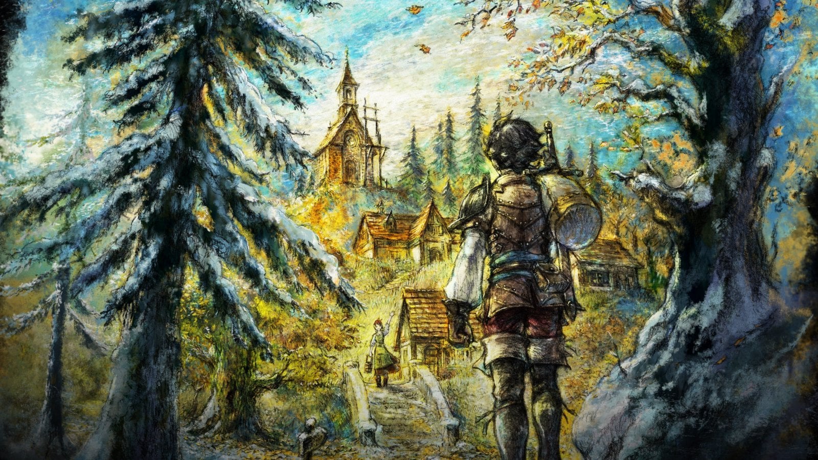 La cover art di Octopath Traveler 0
