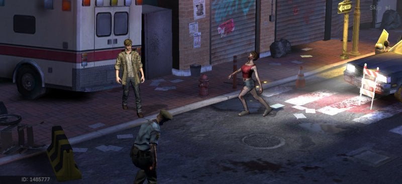 Il protagonista di Resident Evil: Survival Unit alle prese con gli zombie