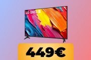La Smart TV LG QNED 4K da 55" è in sconto su Amazon al minimo storico