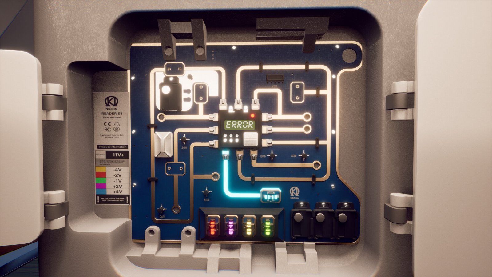 Una scheda elettrica in Rivage