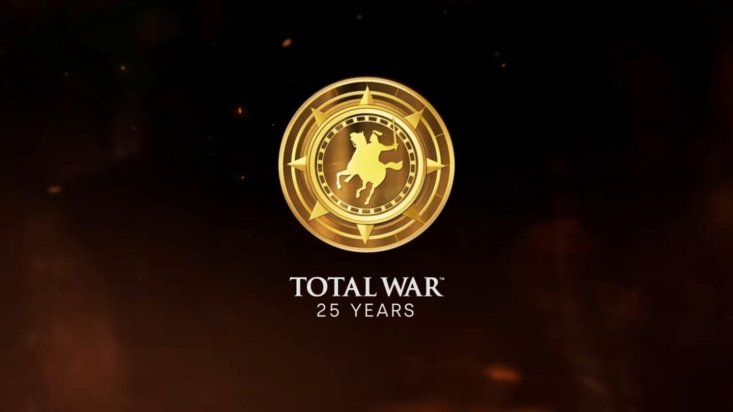 Il logo del 25° anniversario di Total War