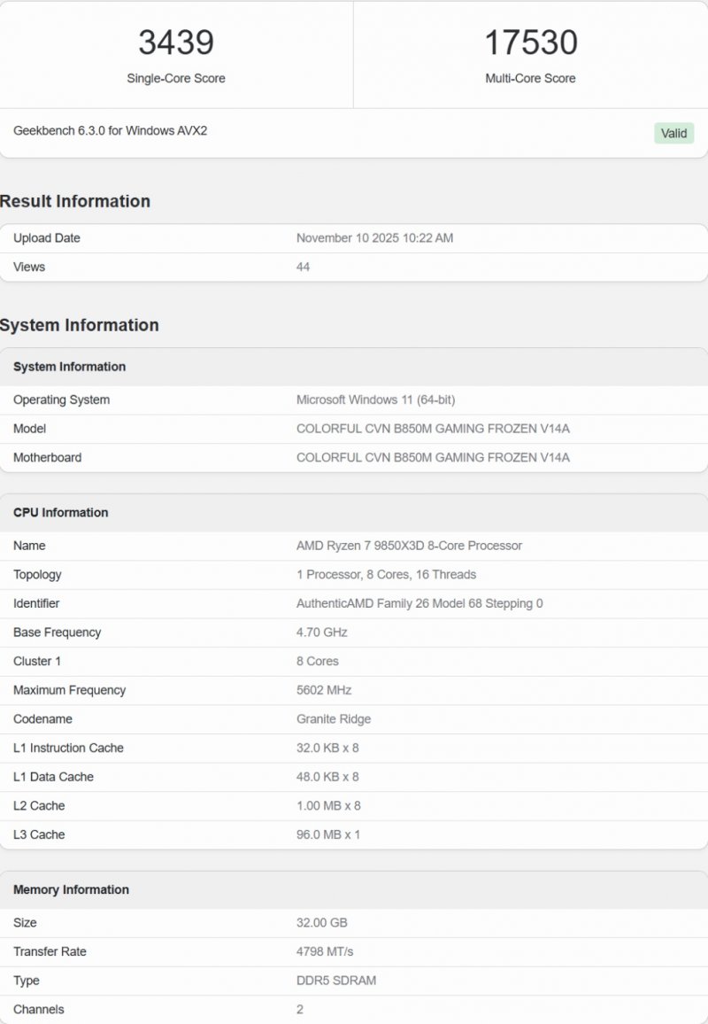 Amd Ryzen 7 9850X3D 3D V Cache Cpu  1 1007X1456