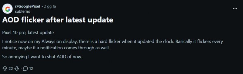 La segnalazione dell'utente