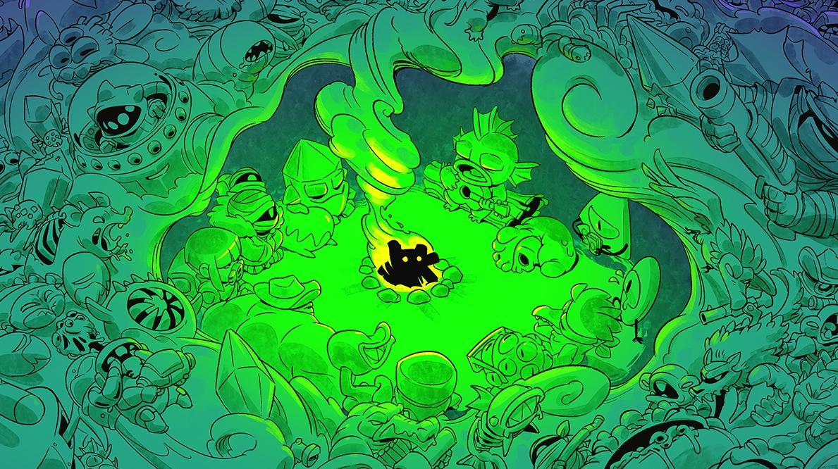 L'artwork celebrativo di Nuclear Throne