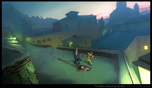 Un concept art di Gabriel Knight 4