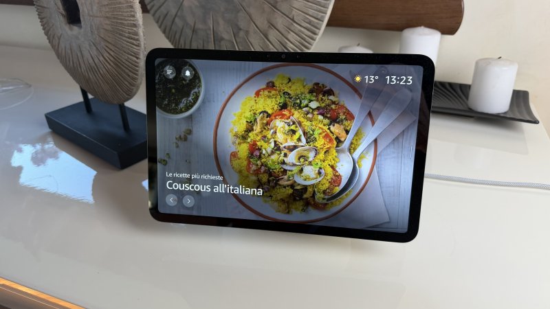 Amazon Echo Show 11, tra le varie cose, può suggerire ricette