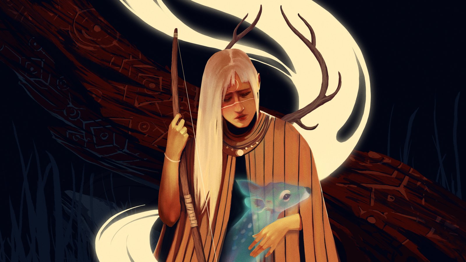 Un artwork che raffigura la protagonista di Death Howl