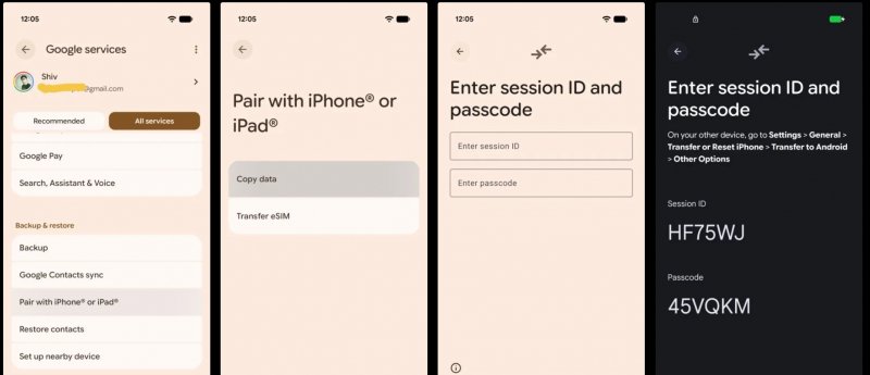 La nuova funzione per trasferire i dati