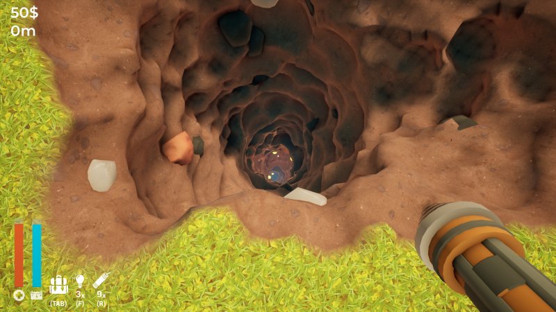 La buca scavata in A Game About Digging a Hole