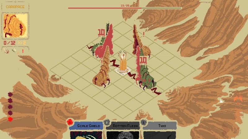 La griglia di scontro in Death Howl