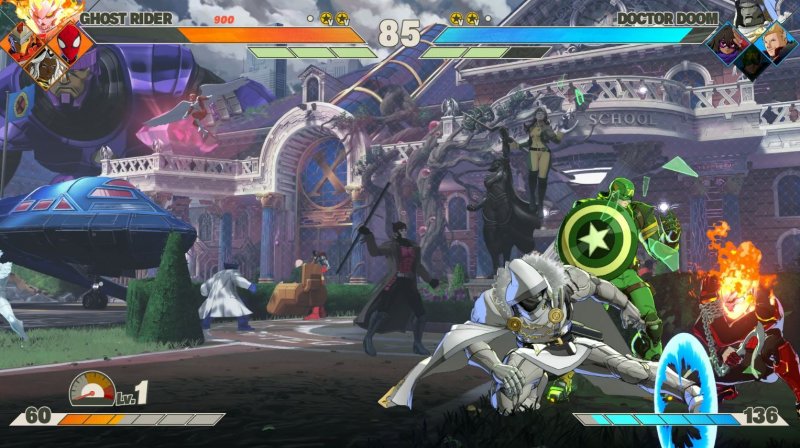 Lo stage della Scuola Xavier racconta praticamente una storia sullo sfondo