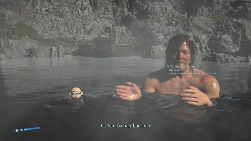 La canzone che Dollman e Sam cantano alle terme è tratta da un vecchio programma comico giapponese