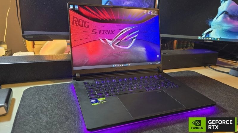 ASUS ROG Strix Scar 16 supporta le tecnologie Max-Q e Advanced Optimus di NVIDIA