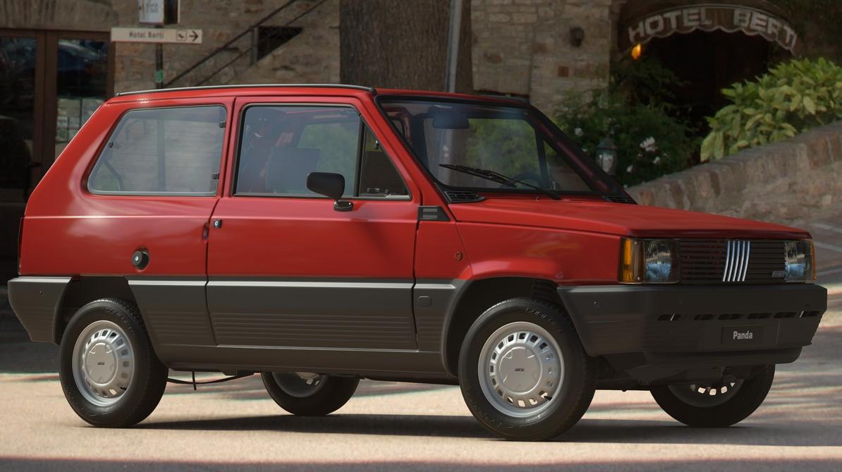 Un pandino rosso in GT7