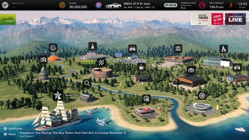 Un galeone per partire verso i nuovi contenuti offerto dal Power Pack di Gran Turismo 7