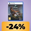 Jurassic World Evolution 3: la versione PS5 è in promozione su Amazon al suo minimo storico
