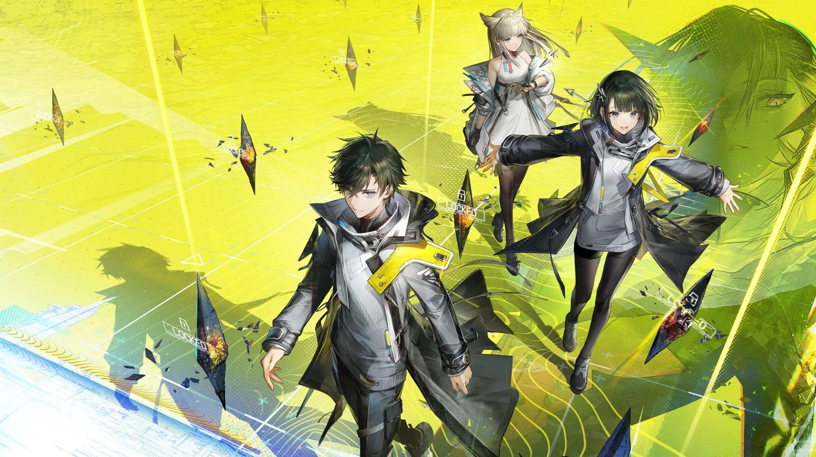 Artwork con alcuni personaggi di Arknights: Endfield