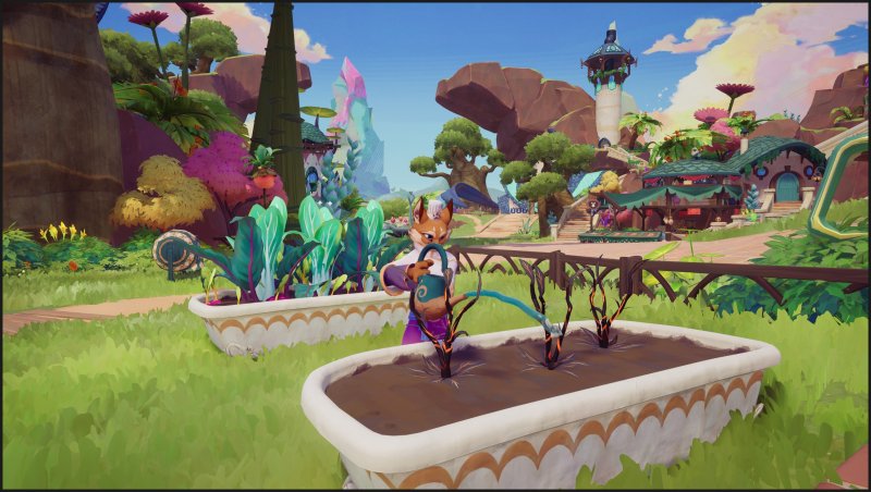 Durante la mattina, si annaffiano gli ortaggi e si raccolgono risorse