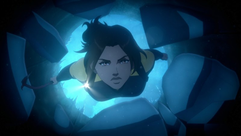 Le sezioni subacquee non mancano nella seconda stagione di La Leggenda di Lara Croft