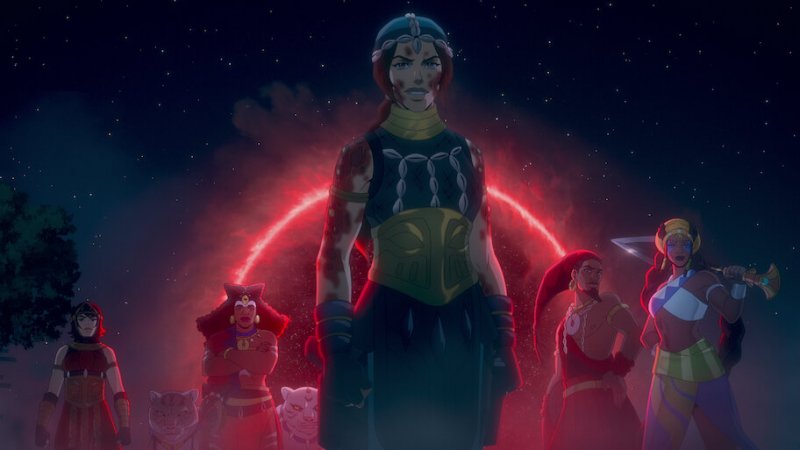 Le maschere Orisha al centro della narrazione hanno dei poteri prodigiosi