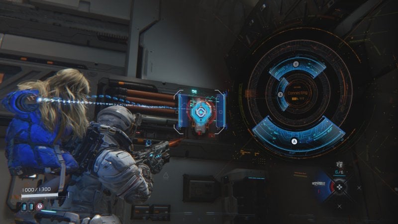 Diana può hackerare anche porte e dispositivi in Pragmata