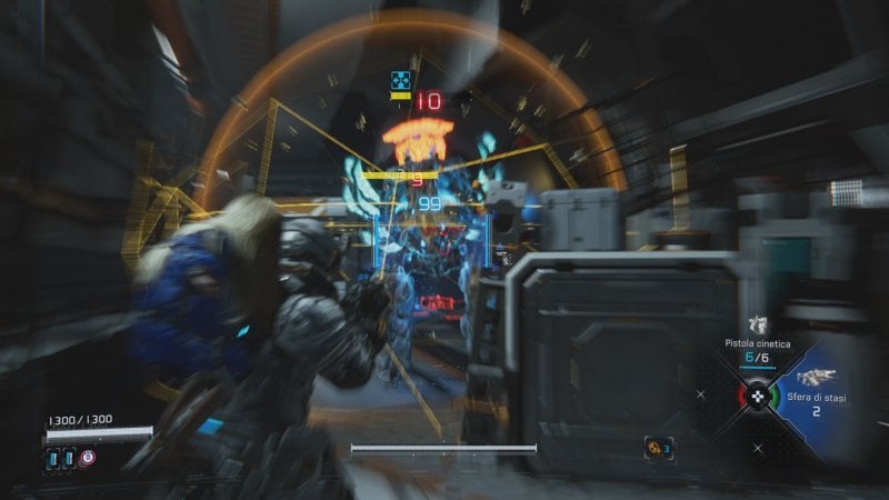 Uno scontro nella demo di Pragmata