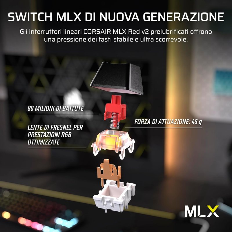 Tastiera Corsair K70 CORE TKL