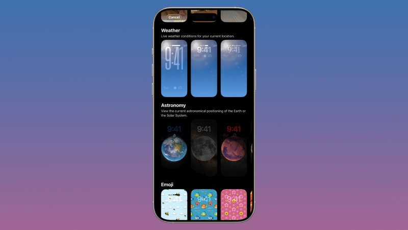 Le nuove immagini di sfondo (Fonte: MacRumors)