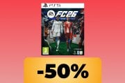 Amazon dimezza il prezzo di EA Sports FC 26: a Natale regala "il calcio" su PS5, è anche minimo storico
