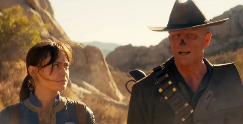 Lucy e il Ghoul condivideranno insieme il viaggio sulle tracce del padre di lei, Hank