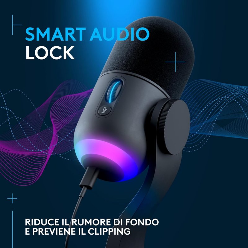Microfono Logitech G Yeti GX