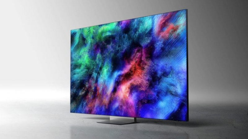 Uno dei TV della nuova gamma Micro-RGB di Samsung