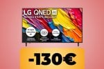Il televisore LG QNED84 da 55' con processore α7 Gen8 è in sconto su Amazon al 22% - Notizia