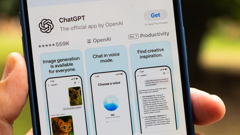 L'app ChatGPT su Apple Store iOS