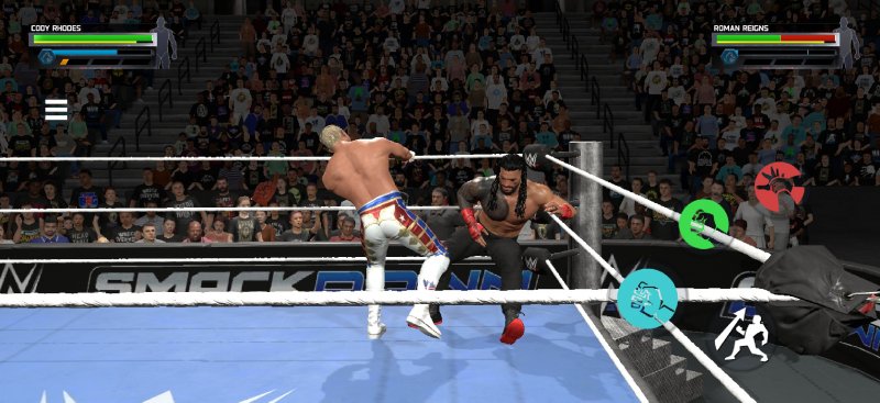 Cody Rhodes affronta Roman Reigns in WWE 2K25: Netflix Edition