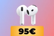Apple AirPods 4 in sconto su Amazon a un nuovo minimo storico