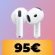 Apple AirPods 4 in sconto su Amazon a un nuovo minimo storico